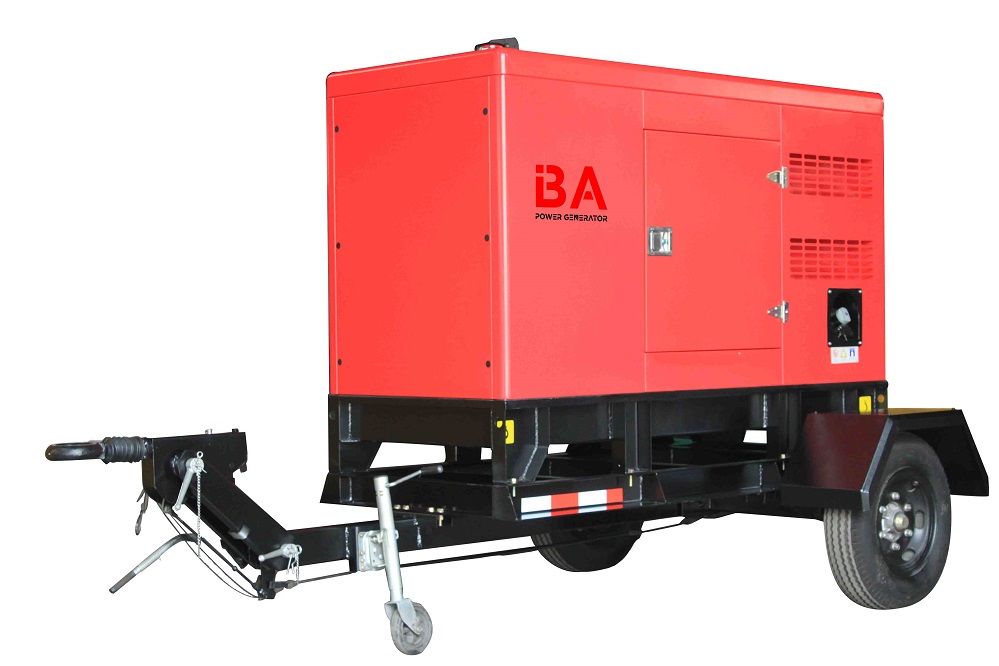 20kw 25kva Doosan Diesel generator trailer type